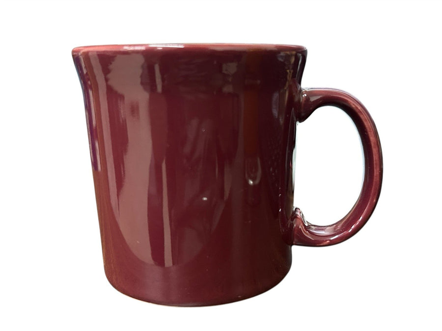 Fiesta - Cinnabar Red Java Handle Mug Homer Laughlin Ceramic Coffee Cup