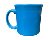 Fiesta - Peacock Blue Java Handle Mug Homer Laughlin Ceramic Coffee Cup