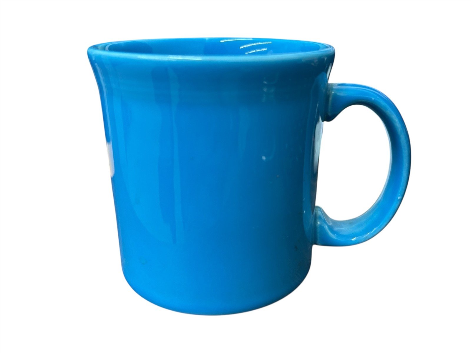 Fiesta - Peacock Blue Java Handle Mug Homer Laughlin Ceramic Coffee Cup