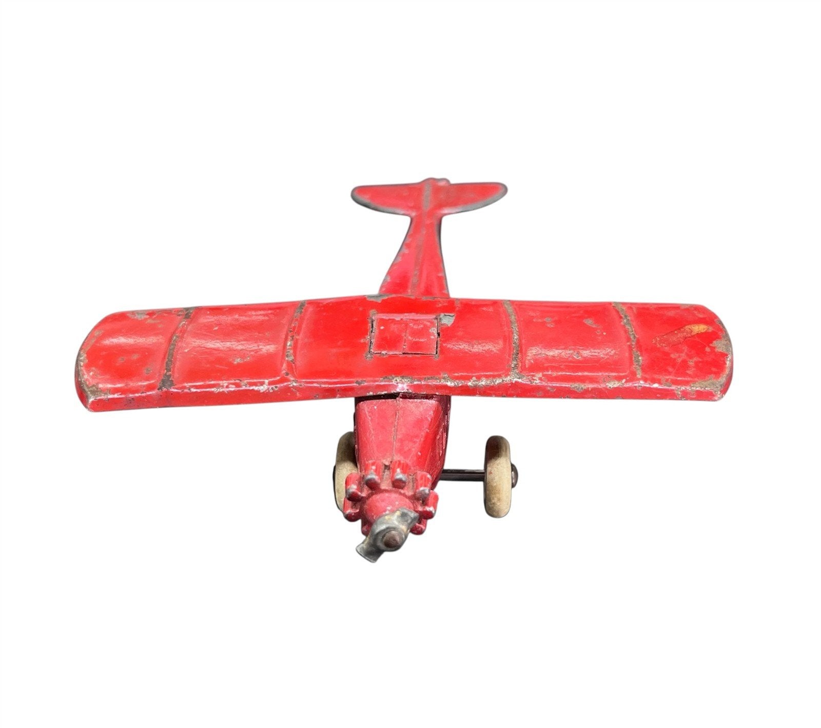 Tootsie Toys 3 Planes Silver and Red Metal Vintage Children Play