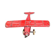 Tootsie Toys 3 Planes Silver and Red Metal Vintage Children Play