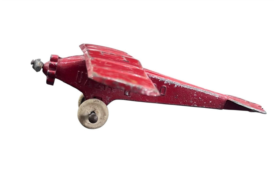 Tootsie Toys 3 Planes Silver and Red Metal Vintage Children Play