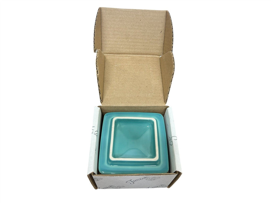 Fiesta - Turquoise Blue Gift Box Belk In Original Box Homer Laughlin Ceramic