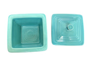 Fiesta - Turquoise Blue Gift Box Belk In Original Box Homer Laughlin Ceramic
