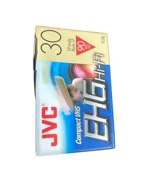 Compact Video Cassette Tapes 3-count 2-JVC 1-Supertape Unopened VHS