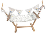 Corona Extra/Corona Light Wooden Swinging Hammock Decorative Collectible Summer