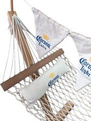 Corona Extra/Corona Light Wooden Swinging Hammock Decorative Collectible Summer