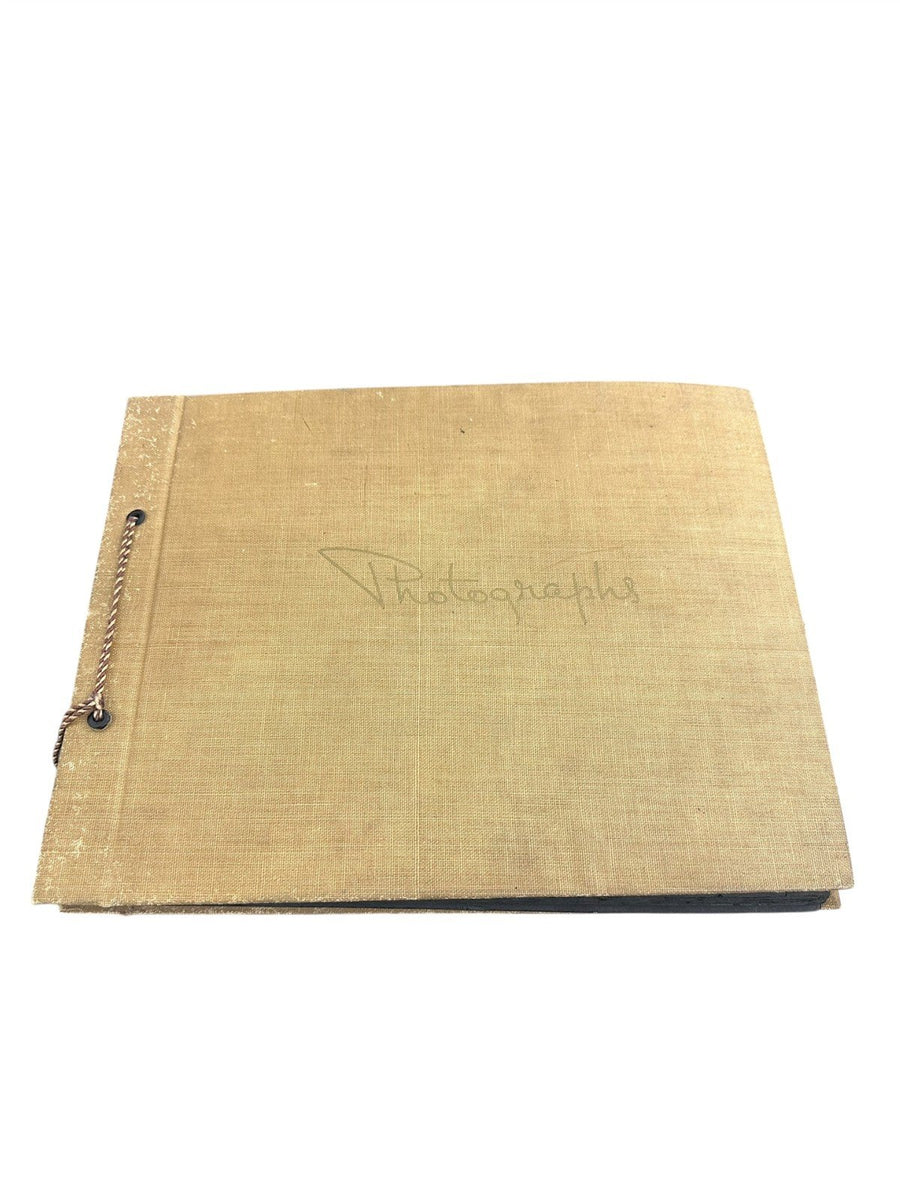 Hard Cover 1940s Solider Photo Album War News Paper Clippings Letters