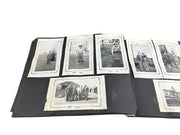 Hard Cover 1940s Solider Photo Album War News Paper Clippings Letters
