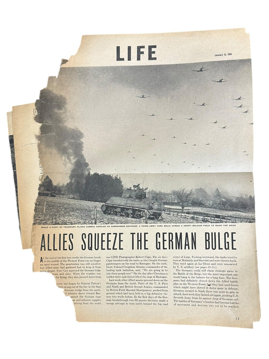 Hard Cover 1940s Solider Photo Album War News Paper Clippings Letters