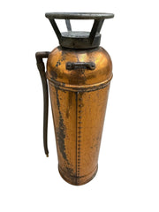 Copper Fire Extinguisher 1970's empty 2 1/2 Gallon Sod Acid "Fyr Fyter" Dayton