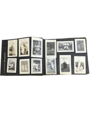 Leather Hard Cover Vintage 1940s Photo Album 200+ Photos Of 40s Lifestyle