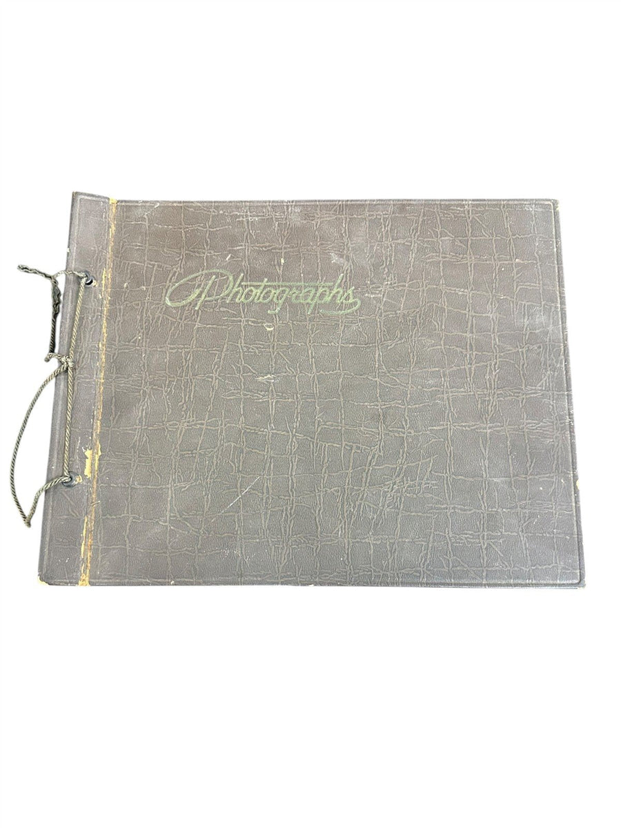 1920s-40s Photo Album Collection Book Chronicling Life Blank Space