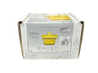 Fiesta - Sunflower Yellow Gift Belk Box In Original Box Homer Laughlin Ceramic