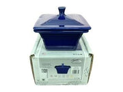 Fiesta - Twilight Blue Covered Belk Box In Original Box Homer Laughlin Ceramic