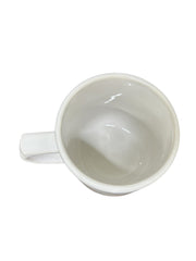 Fiesta - White Snowman Facing Right Stacking Mug Homer Laughlin Ceramic
