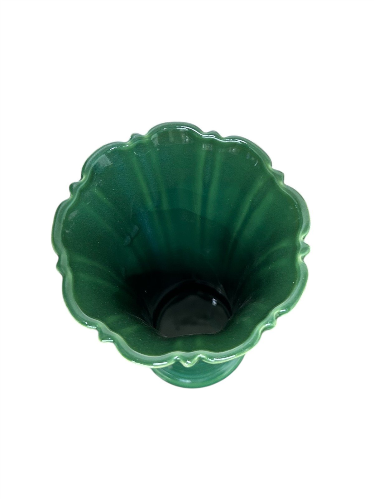 Fiesta - Jade Green Medium Flower Vase Homer Laughlin Ceramic Botanical Holder