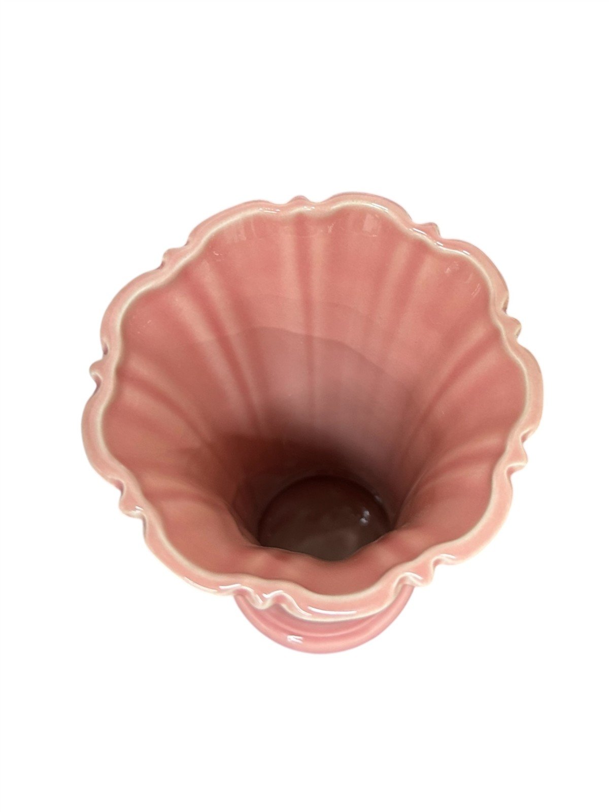 Fiesta - Peony Pink Medium Flower Vase Homer Laughlin Ceramic Botanical Holder