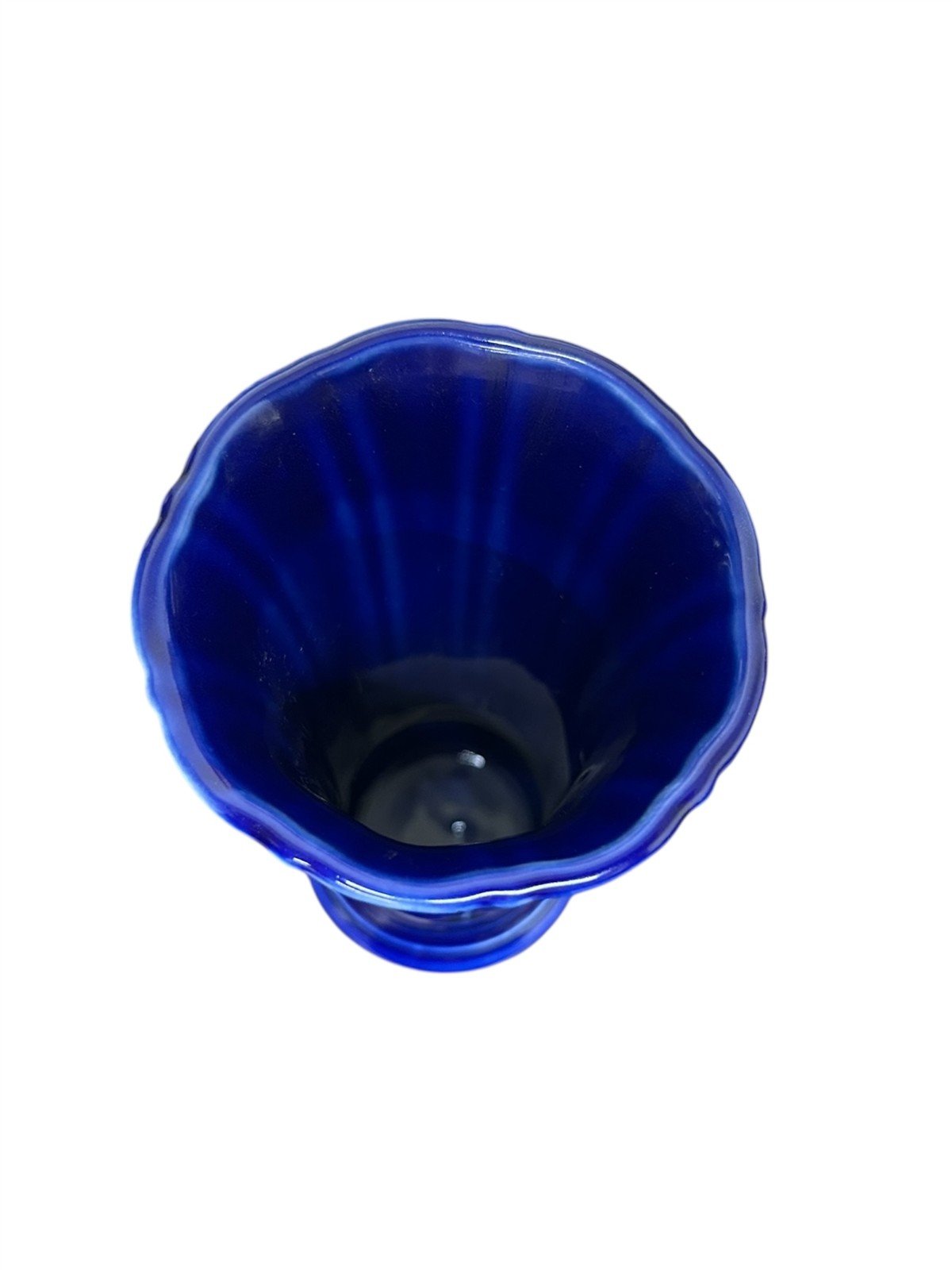 Fiesta - Twilight Blue Small Flower Vase Homer Laughlin Ceramic Botanical Holder