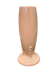 Fiesta - Apricot Pink Bud Vase Homer Laughlin Ceramic Botanical Flower Holder