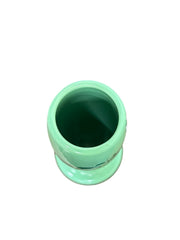 Fiesta - Seamist Green Shamrock Bud Vase Homer Laughlin Ceramic Flower Holder