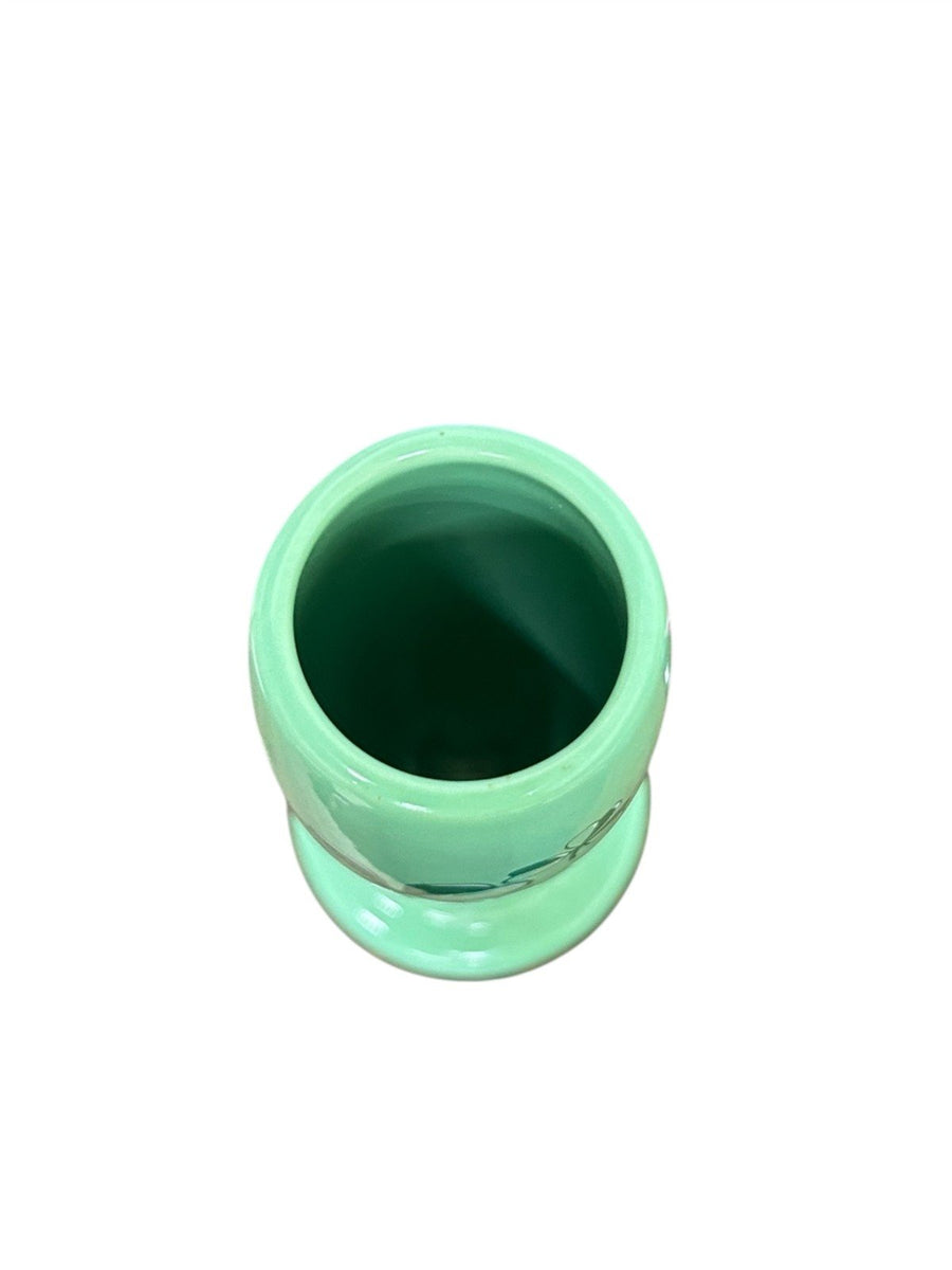 Fiesta - Seamist Green Shamrock Bud Vase Homer Laughlin Ceramic Flower Holder