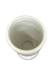 Fiesta - White Neutral Millennium III Flower Vase Homer Laughlin Ceramic