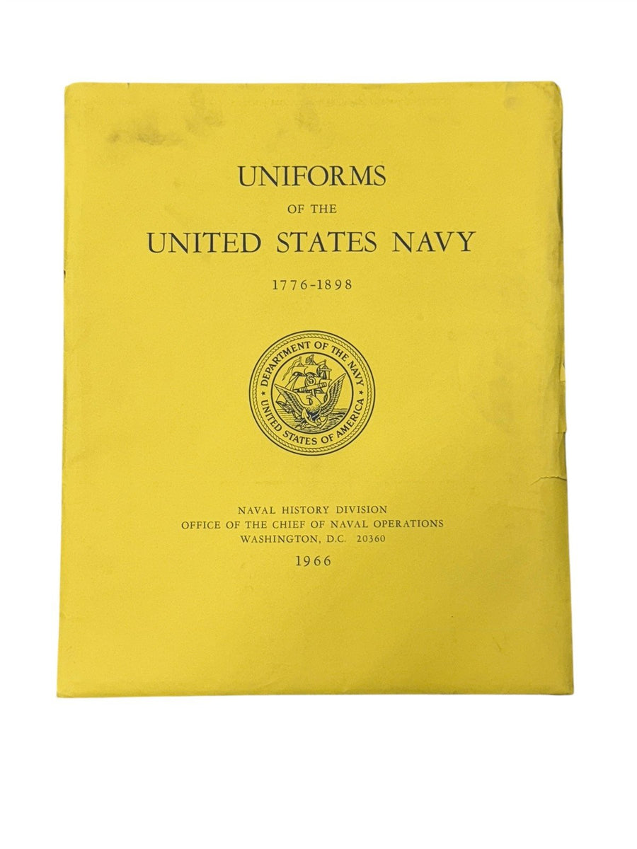 1966 & 1967 Uniforms of the United States Navy 1776-1976; 27 Naval Prints