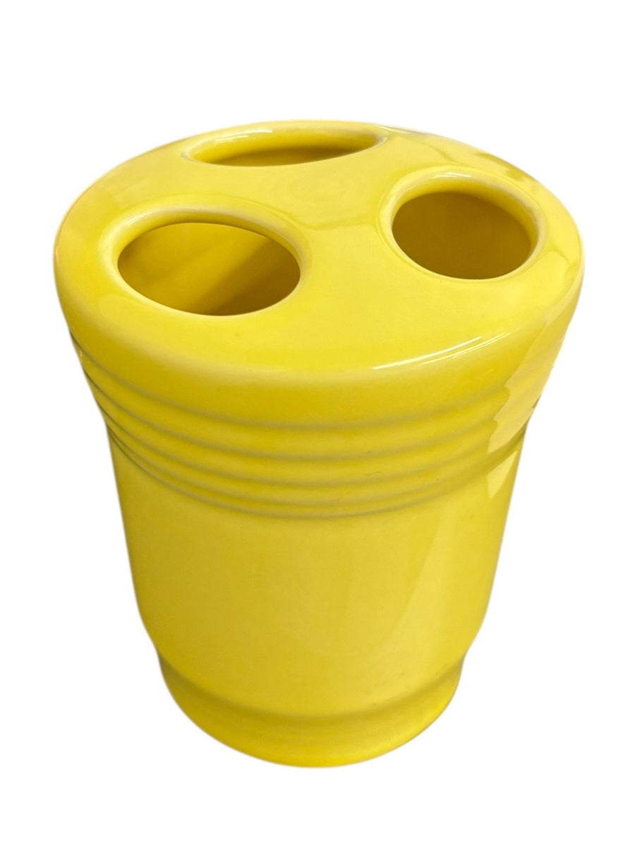 Fiesta - Sunflower Yellow Toothbrush Holder Homer Laughlin HLC Home Decor