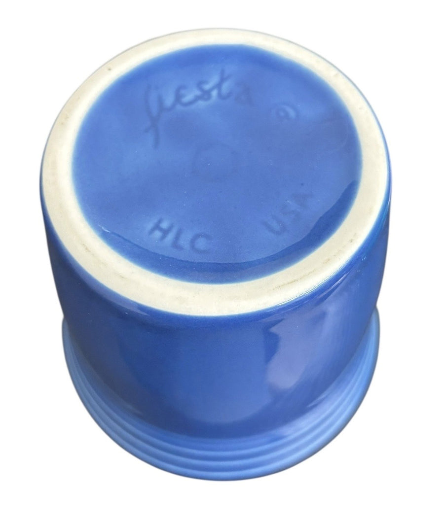 Fiesta - Lapis Blue Flower Pot Ceramic Stoneware Homer Laughlin HLC Home Decor