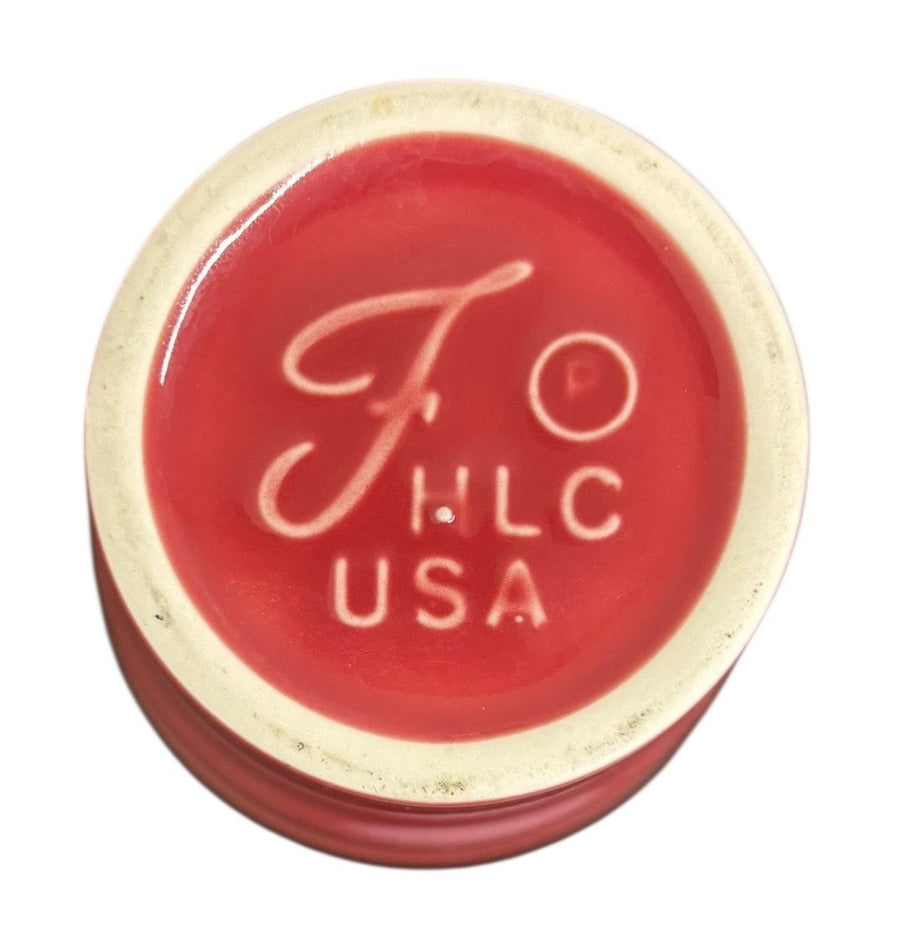 Fiesta - Scarlet Red Bathroom Tumbler HLC Home Decor Ceramic Cup Homer Laughlin