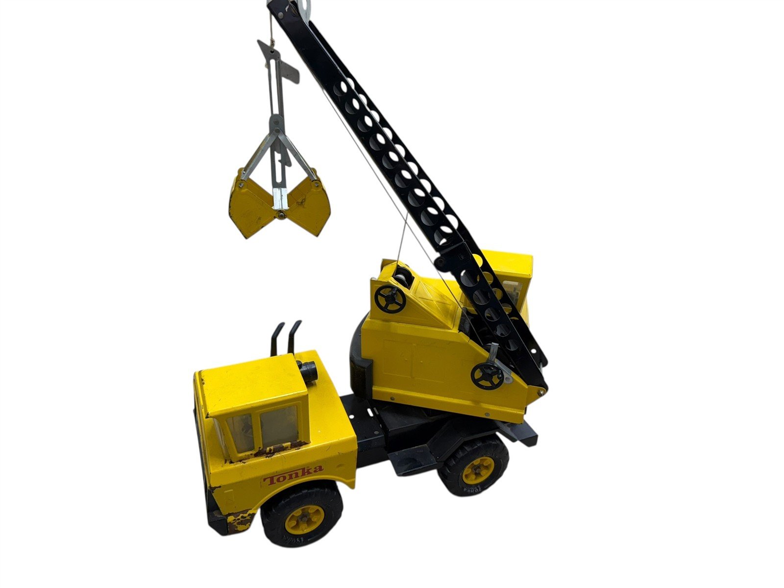 Tonka Mighty Crane Yellow MR-970 Steel Vintage 1970's Construction Toy