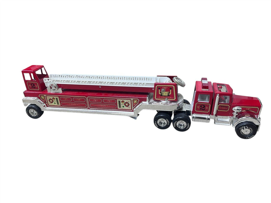 Vintage Tonka Metal Fire Truck Hook and Ladder #2 Great Condition