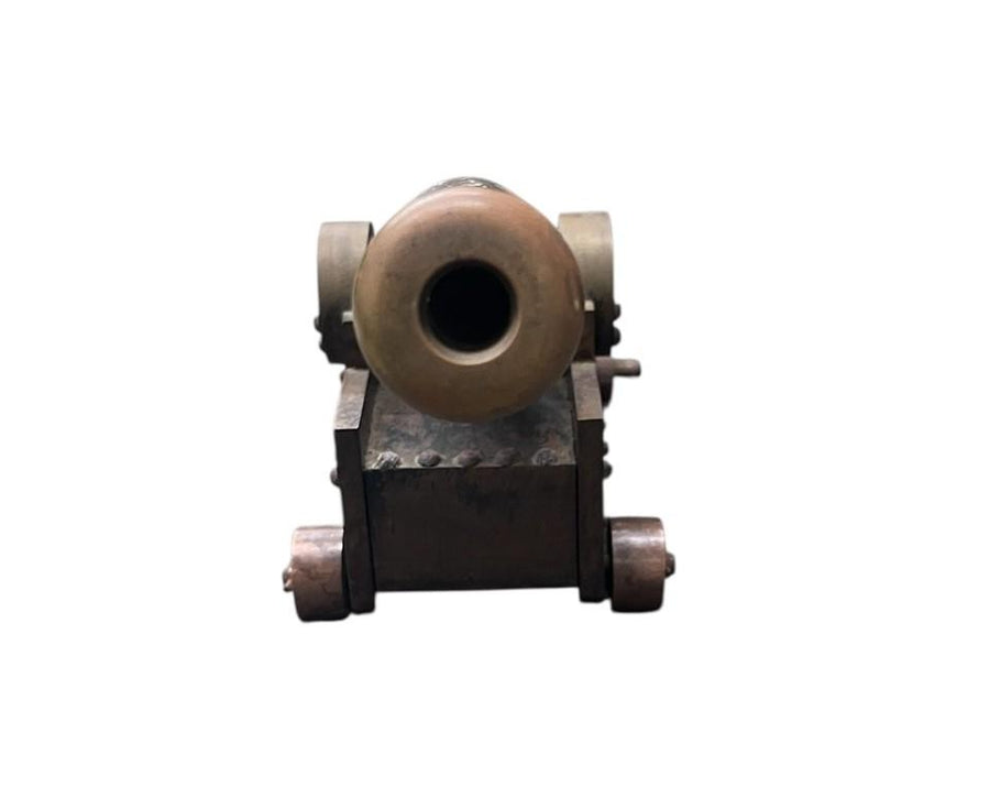 Vintage Solid Brass/Bronze Cannon Replica 9 Inch