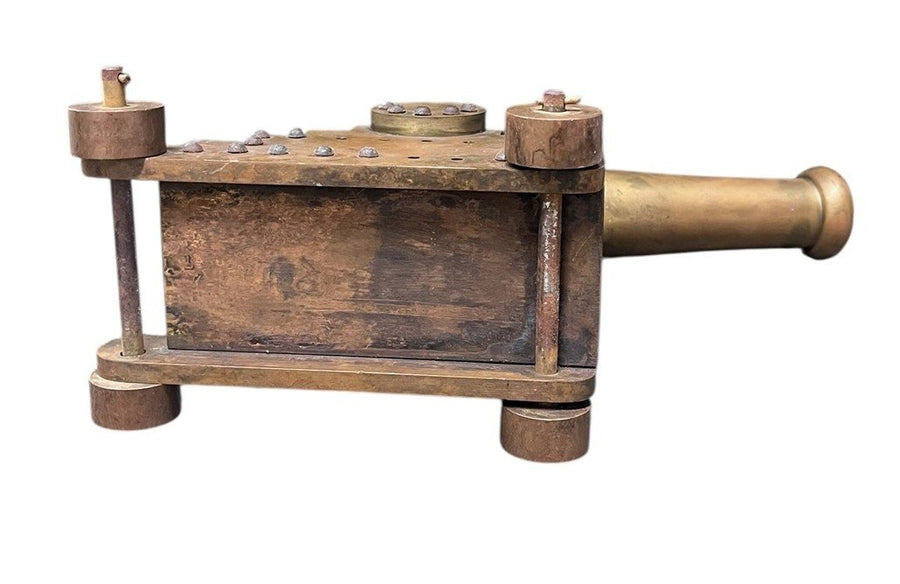 Vintage Solid Brass/Bronze Cannon Replica 9 Inch