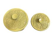 Treasure Craft Vintage 1970's Woodgrain Sugar and Tea Kitchen Canisters