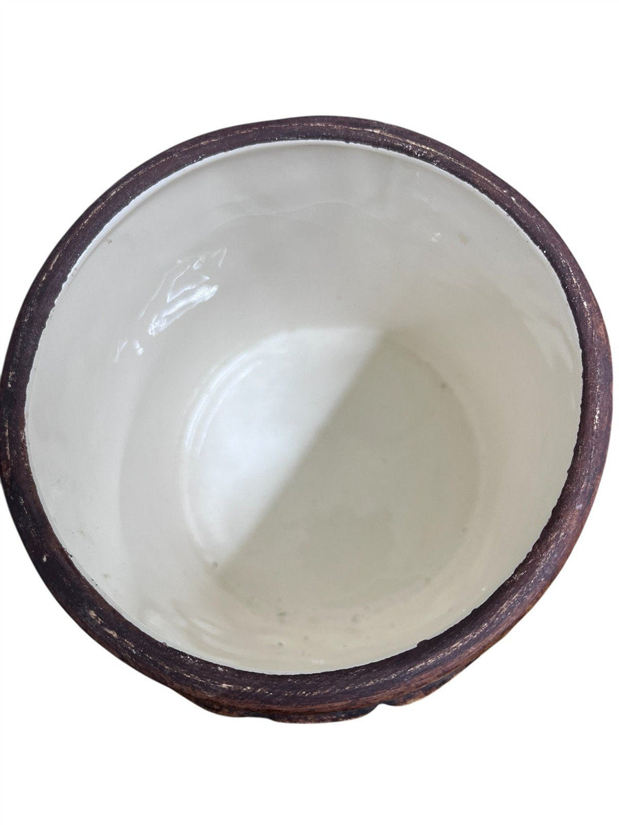 Treasure Craft Vintage 1970's Woodgrain Sugar and Tea Kitchen Canisters