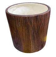 Treasure Craft Vintage 1970's Woodgrain Sugar and Tea Kitchen Canisters