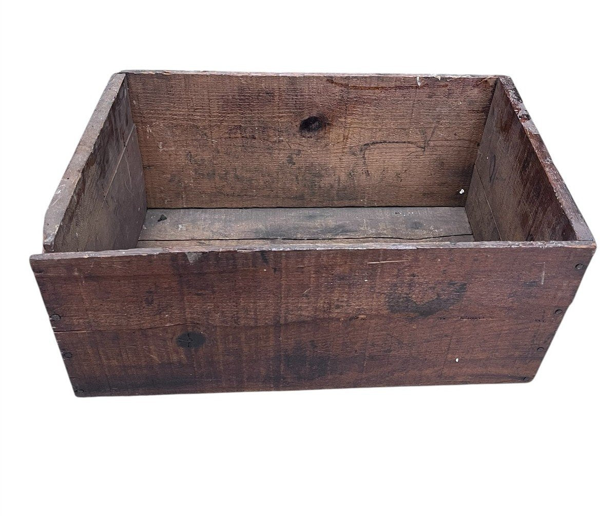 Blue Diamond Hood River Pears Antique Wooden Shipping Crate