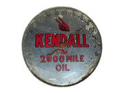 Kendall Brand "The 2000 Mile Oil" Vintage Advertising Thermometer