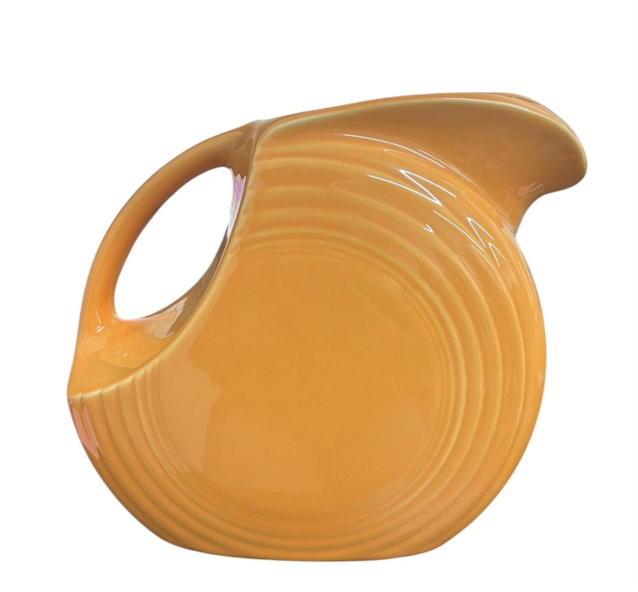 Fiesta - Tangerine Orange Large Disk Pitcher Homer Laughlin HLC Discontinued