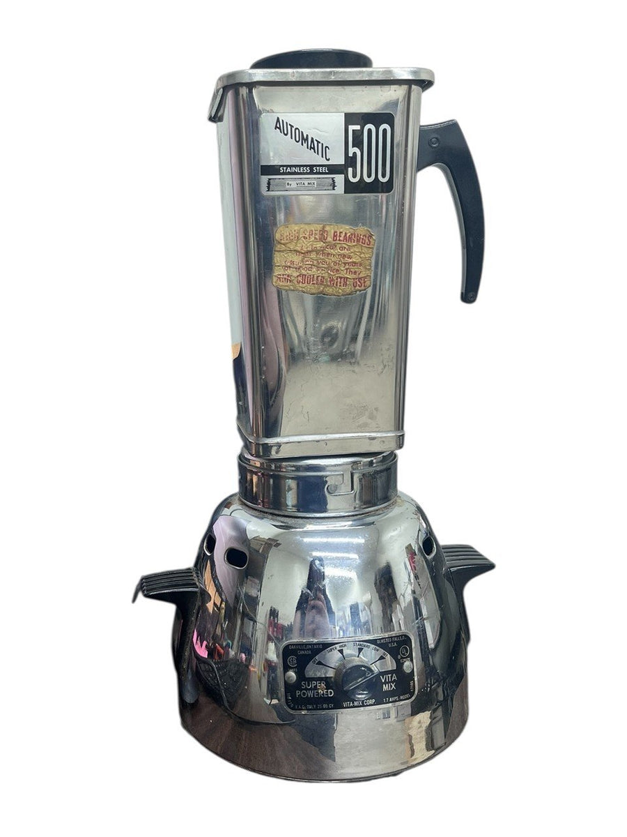 Vitamix 500 Vintage 1950's Stainless Steel Automatic Blender Working Condition