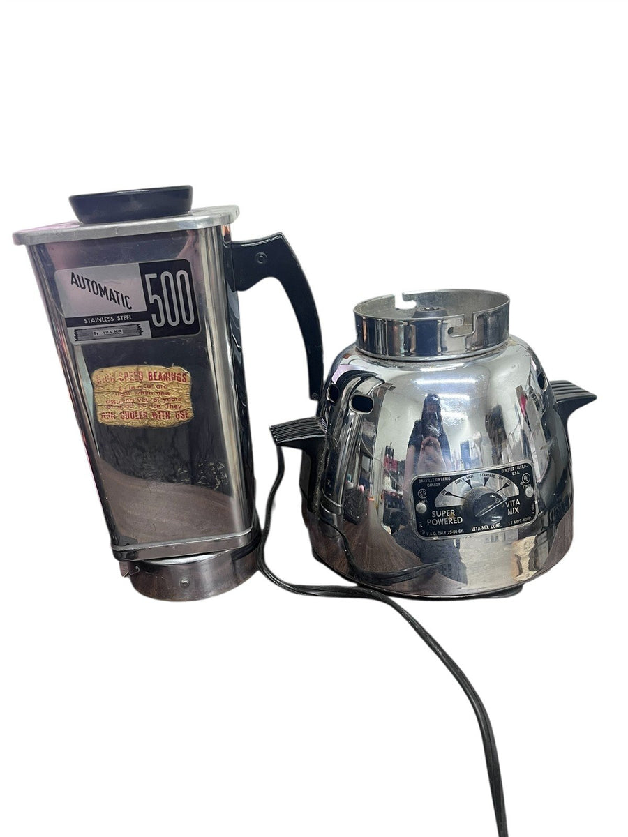 Vitamix 500 Vintage 1950's Stainless Steel Automatic Blender Working Condition