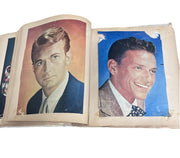 1940's Girl's Scrapbook; Filled With Celebrity Photos and Postcards