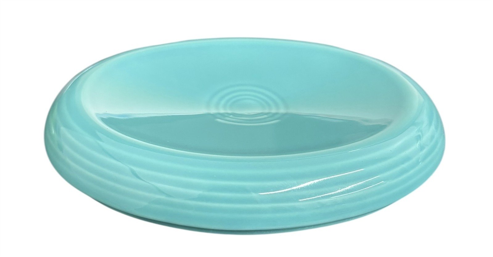 Fiesta - Turquoise Blue Soap Holder Dish HLC Ceramic Bathroom Sink Decor