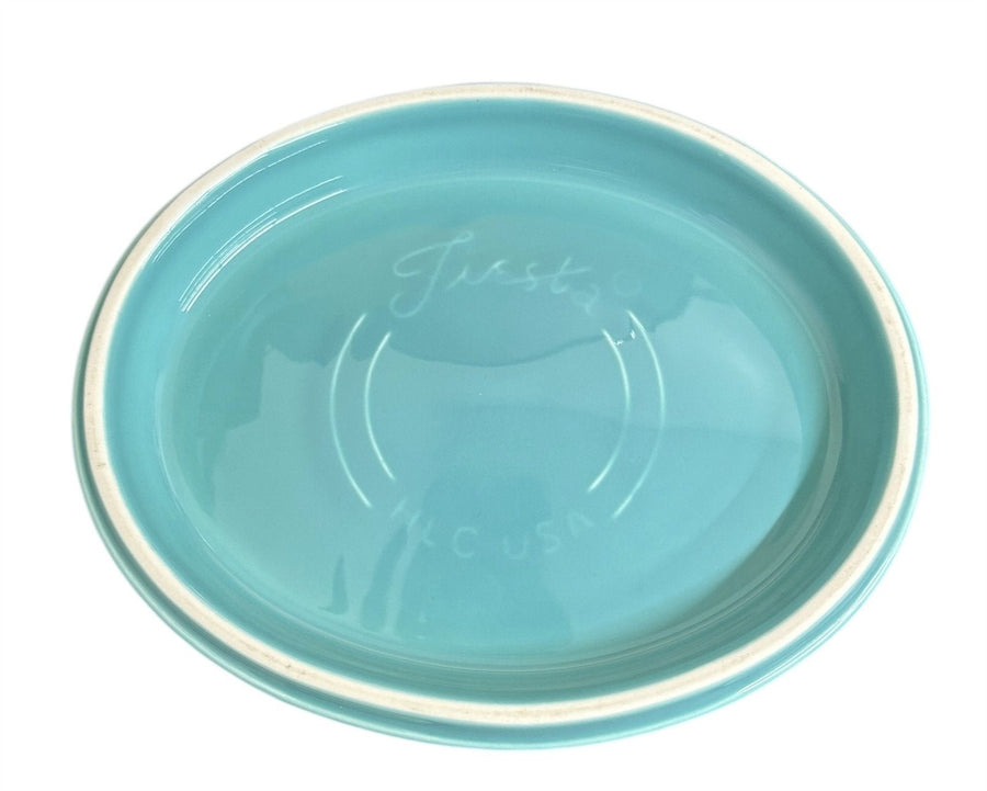 Fiesta - Turquoise Blue Soap Holder Dish HLC Ceramic Bathroom Sink Decor