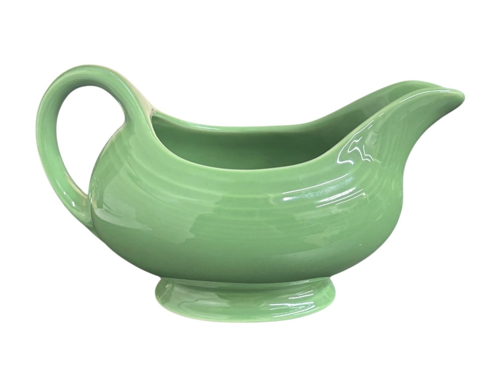 Fiesta - Meadow Green Gravy Boat Sauce Dish Ceramic Serving Ware Homer Laughlin
