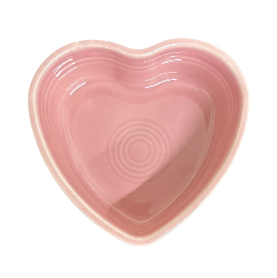 Fiesta - Peony Pink Heart Ramekin Homer Laughlin Ceramic Dish Valentine's