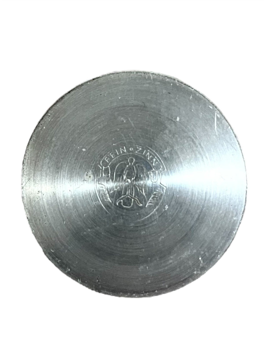 Fein Zinn Vintage German Pewter Lidded Pitcher and Six Cups