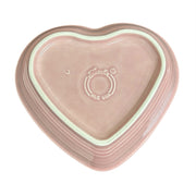 Fiesta - Peony Pink Medium Heart Bowl Homer Laughlin Ceramic Dish Valentine's